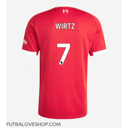 Dres Liverpool Florian Wirtz #7 Domáci 2025-26 Krátky Rukáv